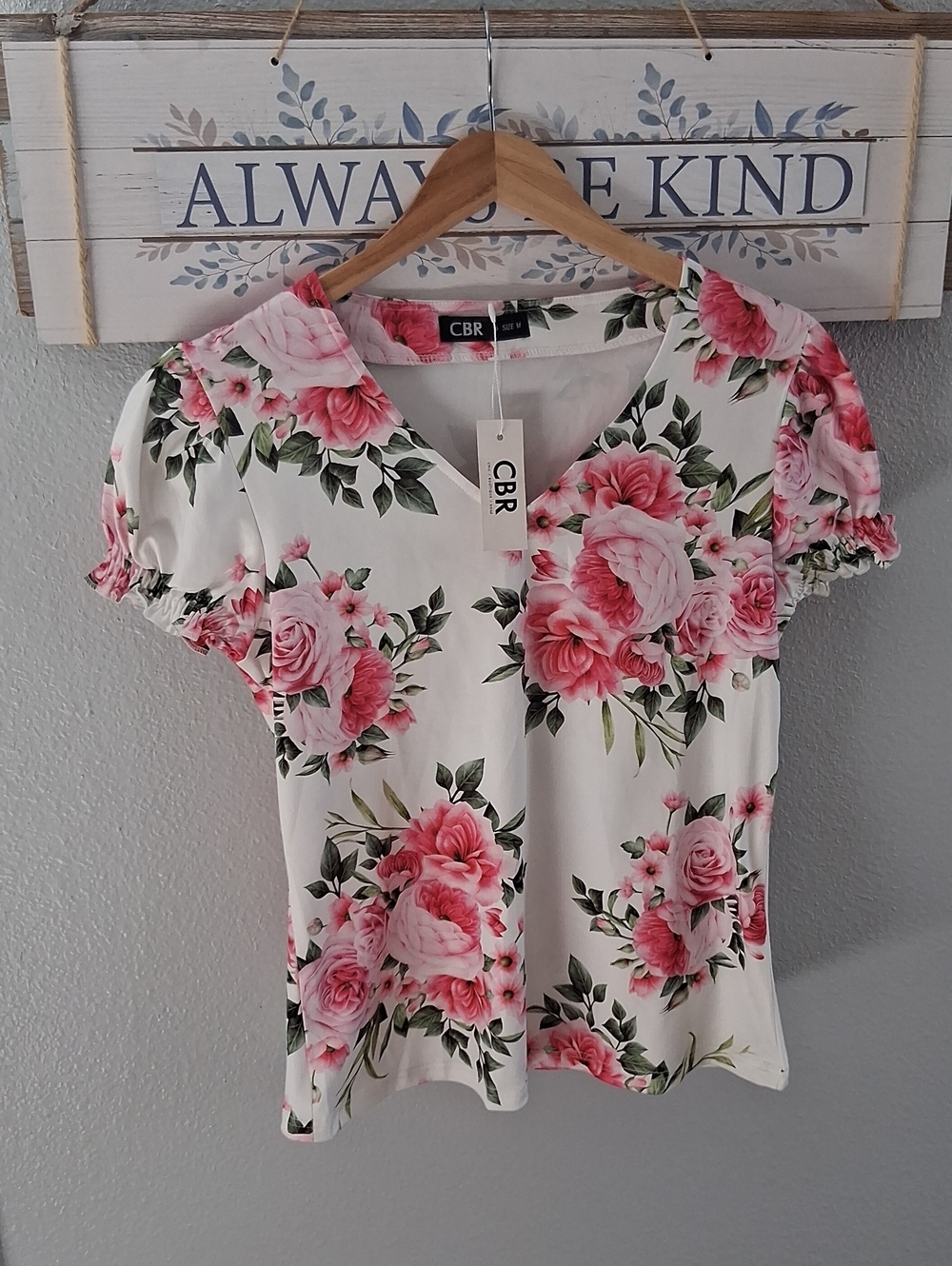 CBR floral print top